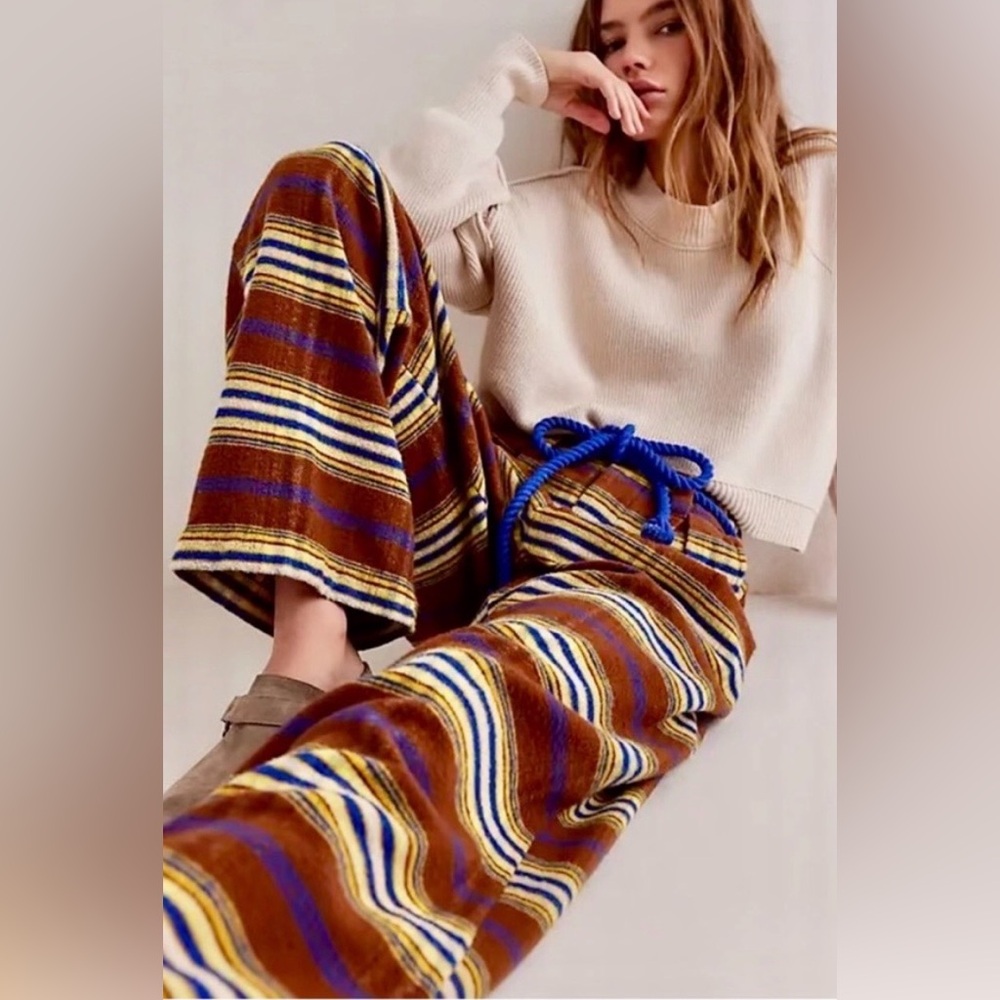 Free People Plaid Cotton Pants - Picture 4 of 14
